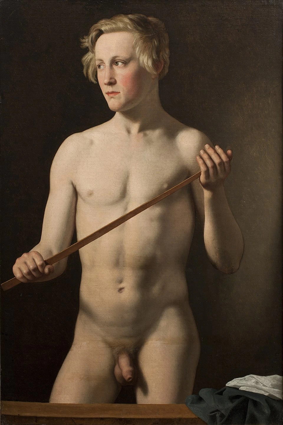 Il modello maschile in piedi Carl Frørup